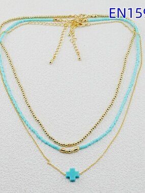 Enewton Colorful Cross Necklace